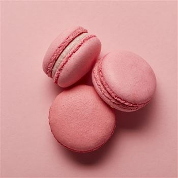 Erdbeer-Macarons